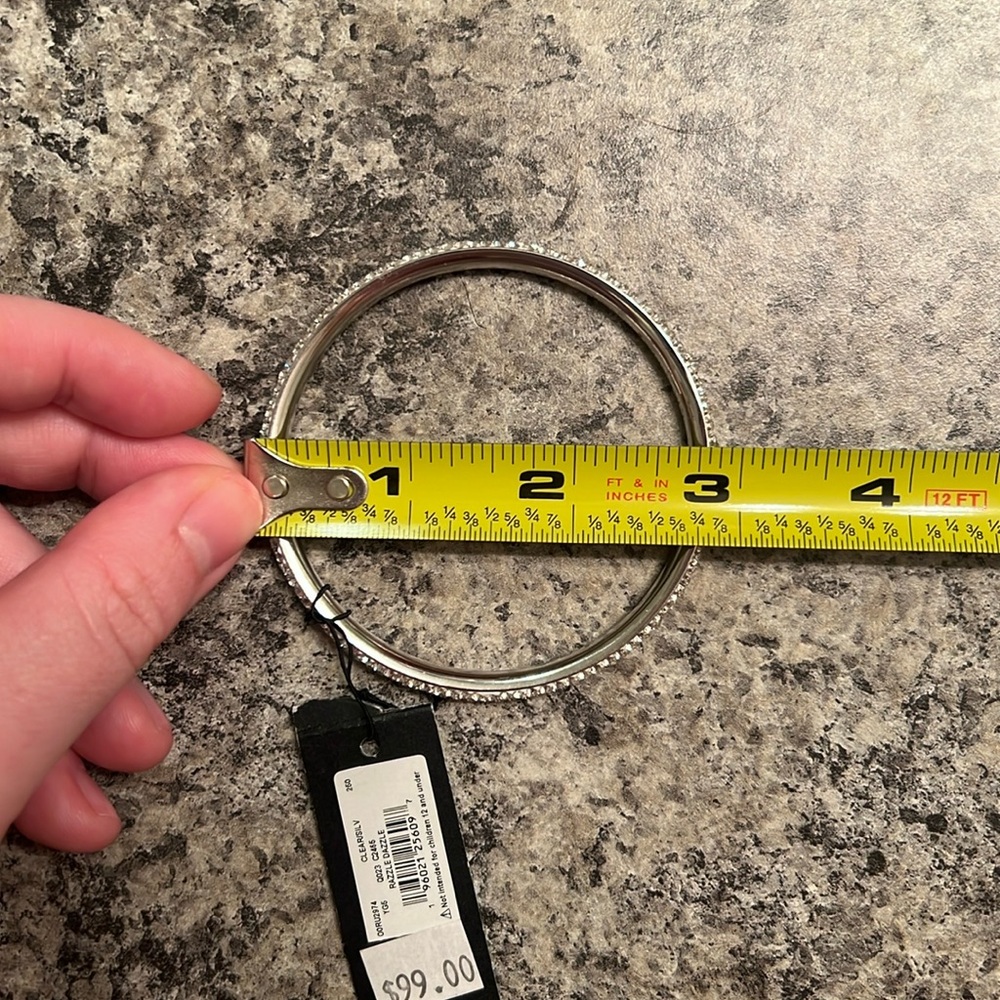 ♠️ kate spade ♠️ - Razzle Dazzle Bangle - Silver - Picture 8 of 10